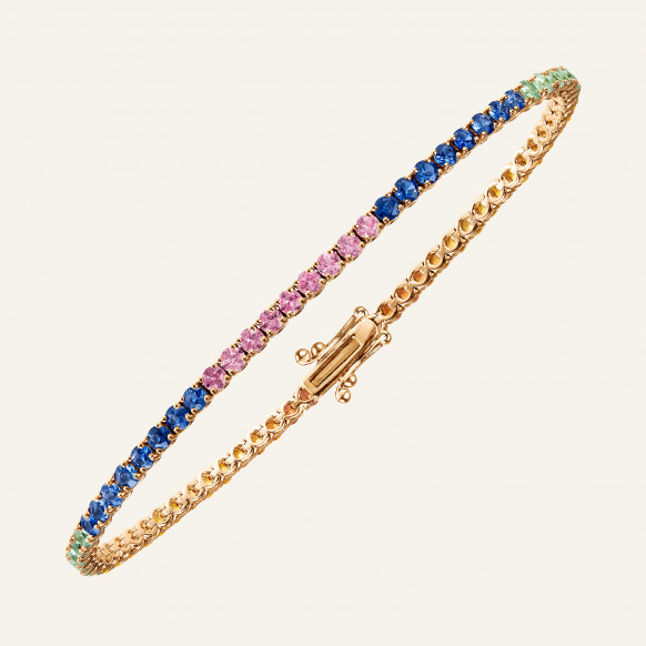 Bracelet Rivière rainbow
