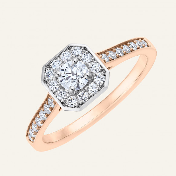Solitaire Riva bicolore