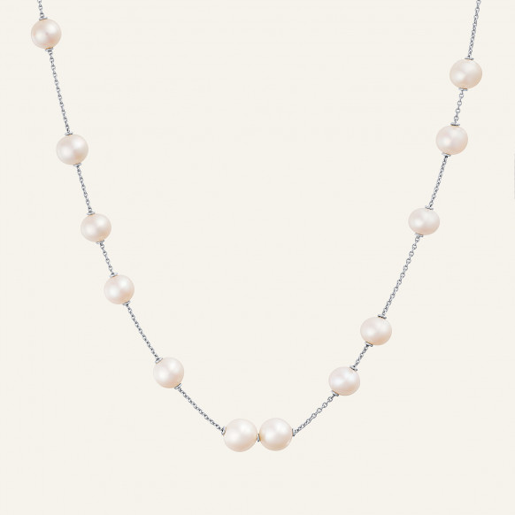 Collier perles déstructurées