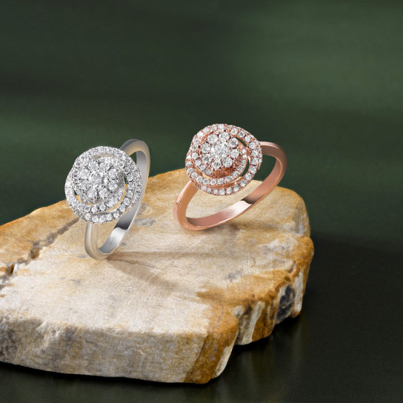 Bague Tourbillon diamants