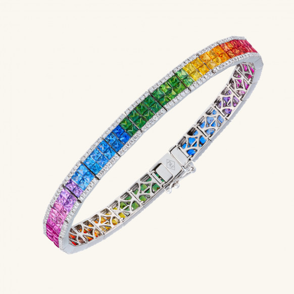 Bracelet Rainbow double rang