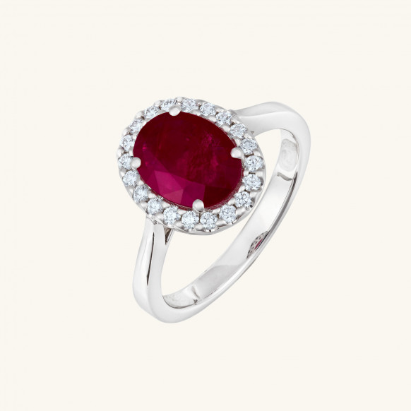 Bague Cardinale rubis