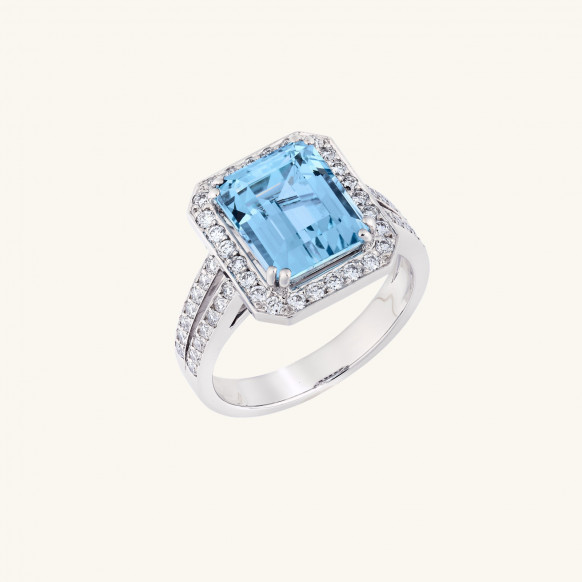 Bague Vendôme Aigue Marine
