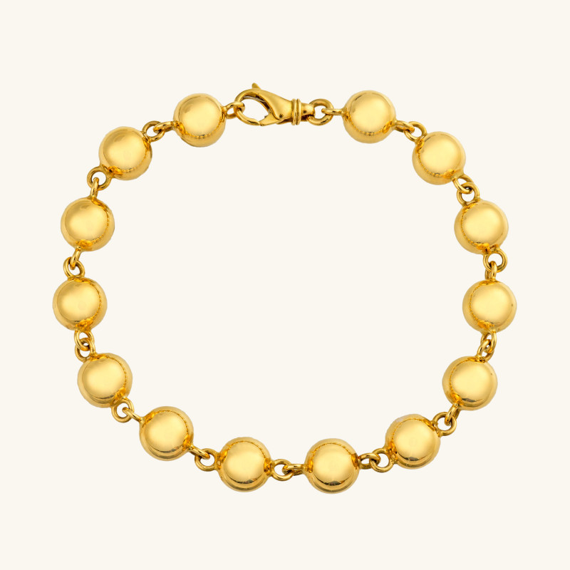 Bracelet en argent sterling 925 | Bracelet en argent 925 pour femmes |  Chaîne de perles pendentif boule 20cm | Cadeaux de fête de bijoux de  charme-sur Aliexpress
