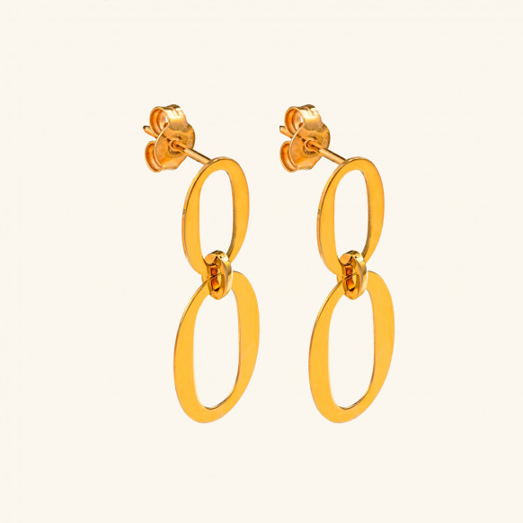 Boucles d'oreilles Double "O"