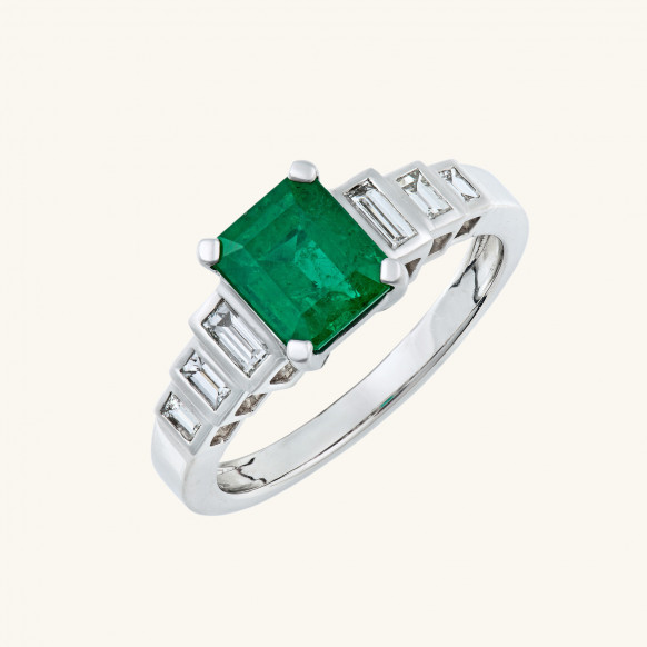 Bague Cascade émeraude