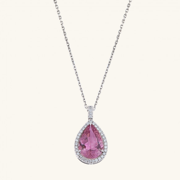Pendentif Anaïs morganite