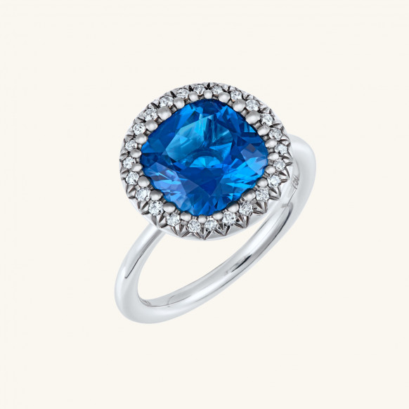 Bague Aliénor topaze blue...