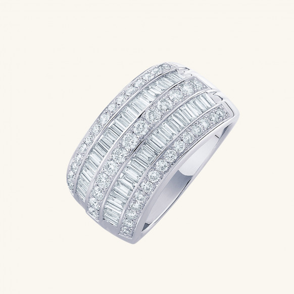 Bague Cassiopée double rang