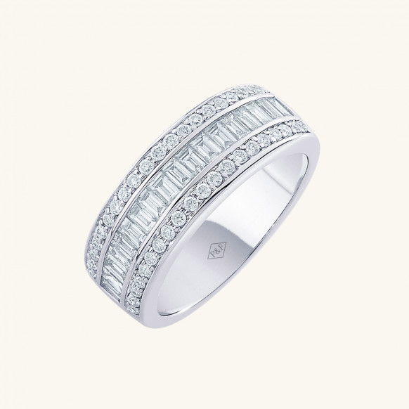Bague Cassiopée demi-tour
