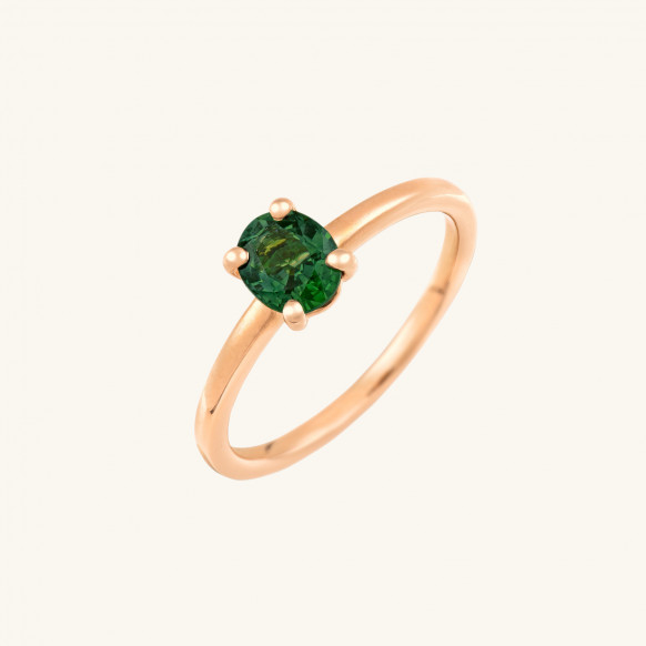 Bague Alma saphir vert