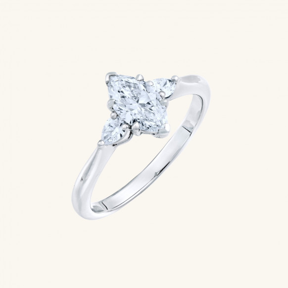 Solitaire Éternité marquise