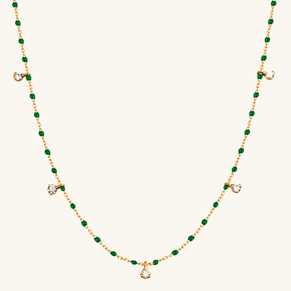 Collier Gigi Mini émeraude