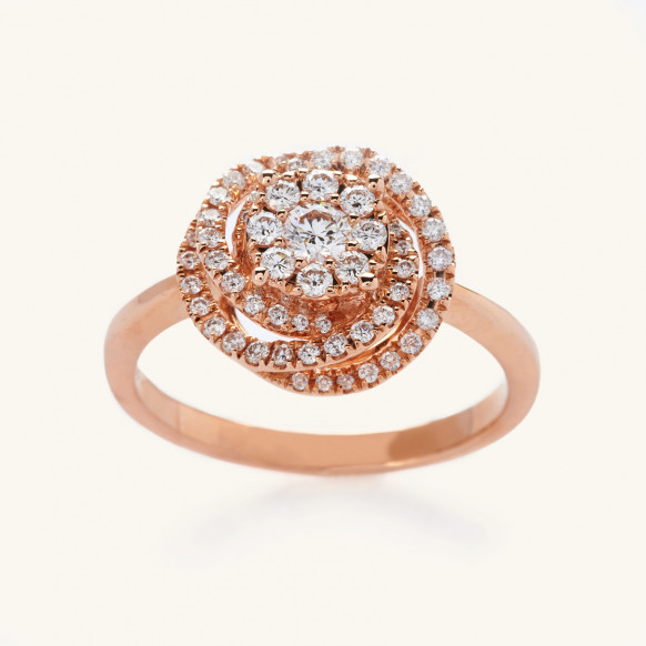 Bague Tourbillon diamants
