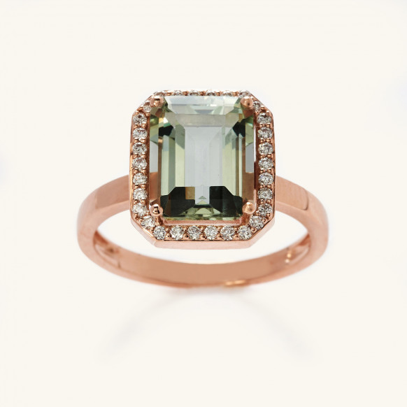 Bague Vendôme prasiolite