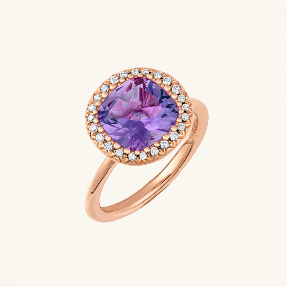 Bague Aliénor améthyste