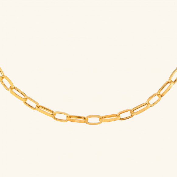 Collier Maille Ovale
