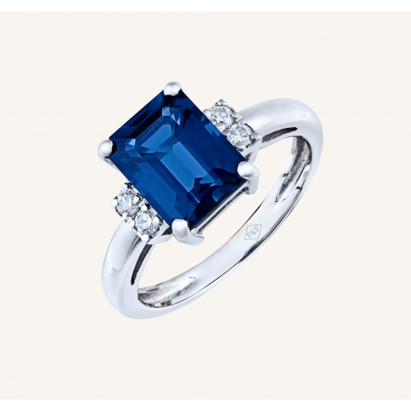 Bague Manhattan topaze blue...