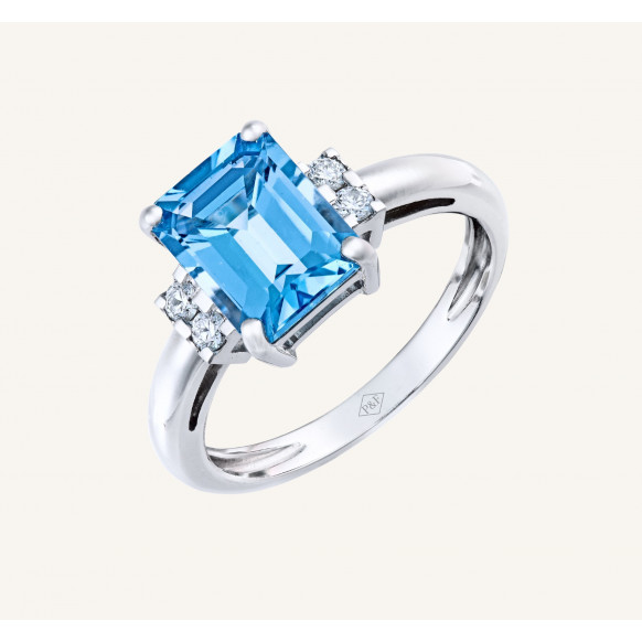 Bague Manhattan suisse blue