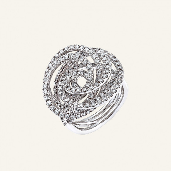 Bague Tourbillon diamants