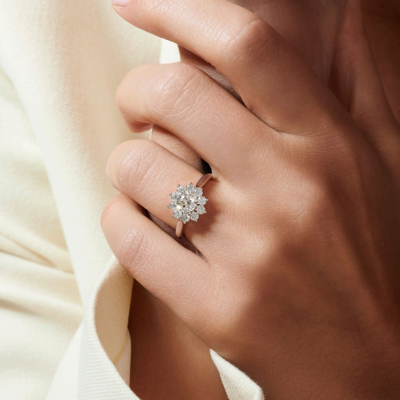 Bague solitaire vintage outlet