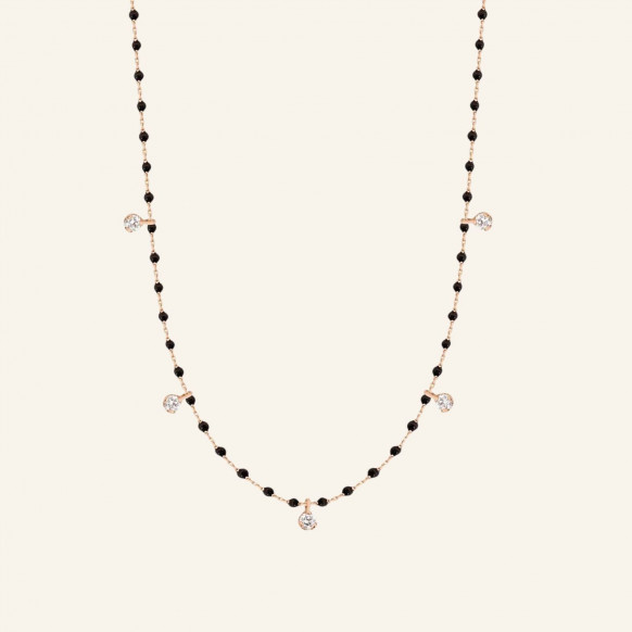 Collier Gigi Mini résine noire