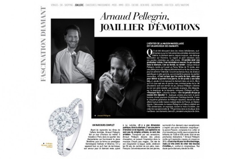 Arnaud Pellegrin, joaillier d'émotions